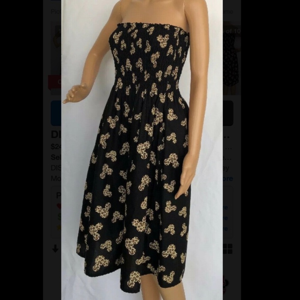 NEW Disney Parks Black and Cheetah Dress